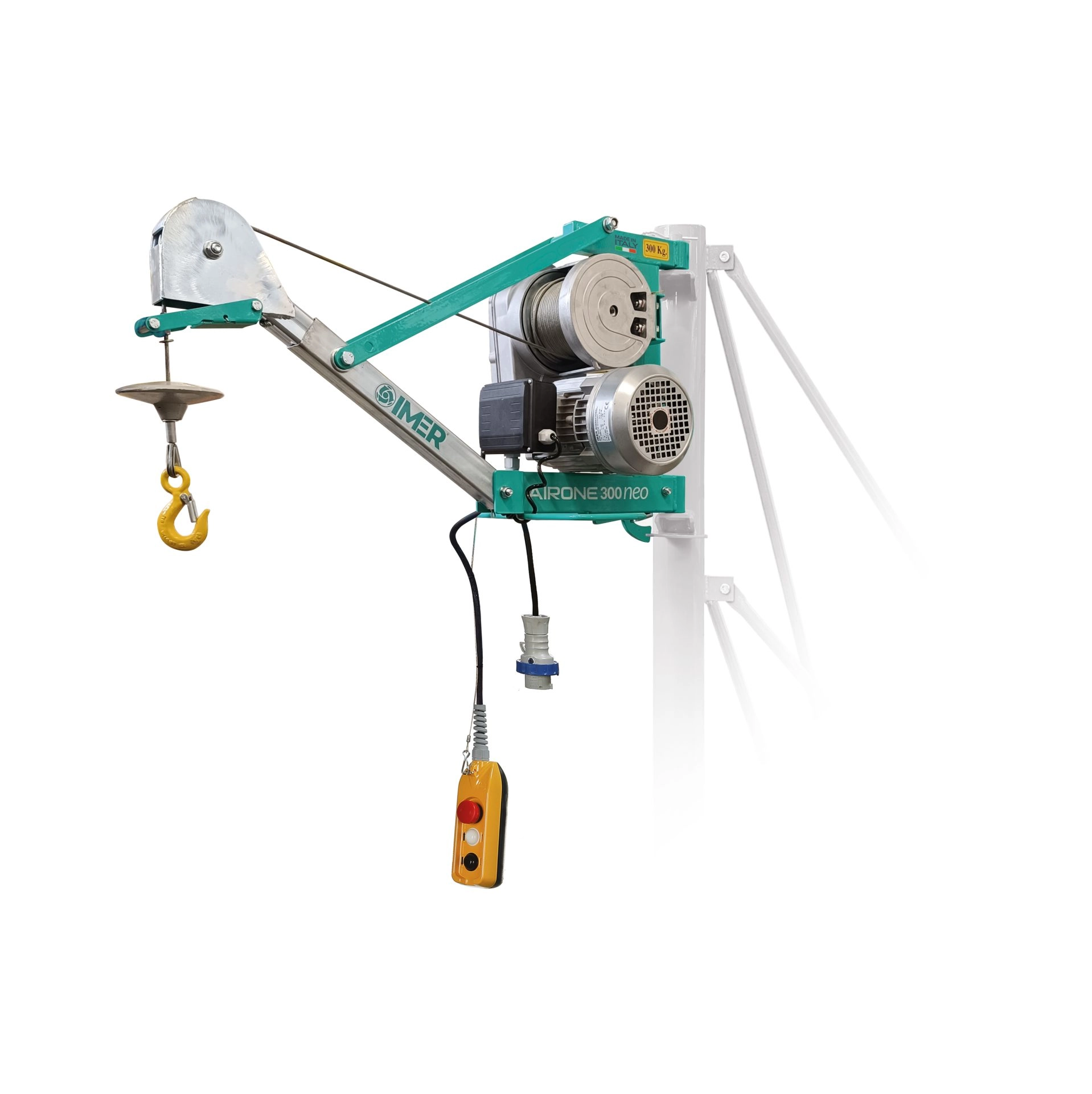 Electropalan AIRONE 300 NEO, sarcina maxima 300 kg, inaltime maxima 30 m, motor 230V, 1.1 kW