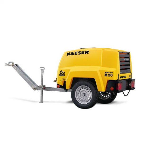 Motocompresor portabil Kaeser M20-7 PE FF, diesel, 7 bar, 2 mc/min - imagine 2