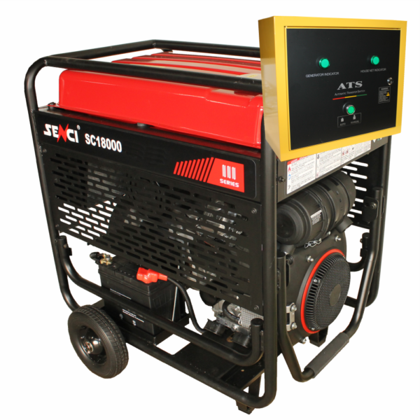 Generator SC-18000TE-ATS, Putere max. 17 kW, 400V, AVR, motor benzina (ATS INCLUS)