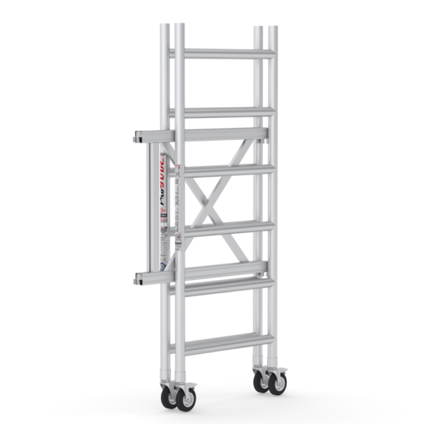 Schela mobila profesionala din aluminiu - ProTUBE F90, H lucru 2,7 m - imagine 2