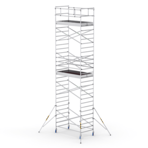 Schela mobila profesionala din aluminiu - ProTUBE L10, H lucru 9,8 m