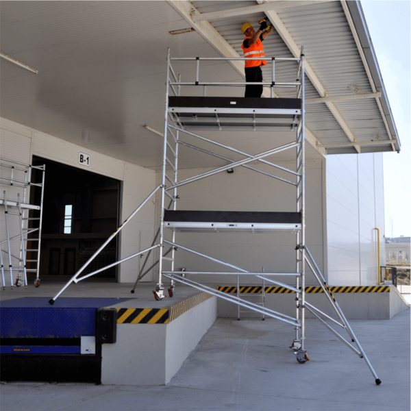 Schela mobila profesionala din aluminiu - ProTUBE L4, H lucru 4,1m - imagine 2