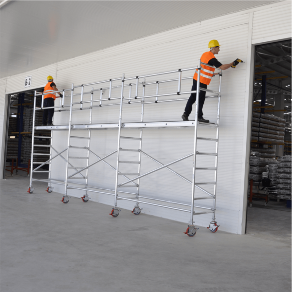Schela mobila profesionala din aluminiu - ProTUBE S8, H lucru 8,3 m - imagine 3
