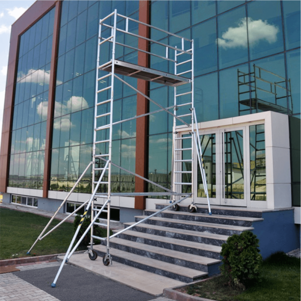 Schela mobila profesionala din aluminiu - ProTUBE S8, H lucru 8,3 m - imagine 2