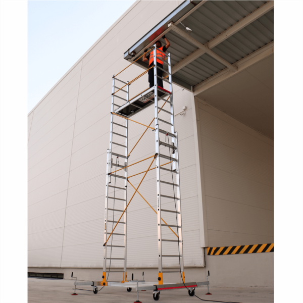 Schela mobila profesionala din aluminiu - TeleSafe S005XL - imagine 2