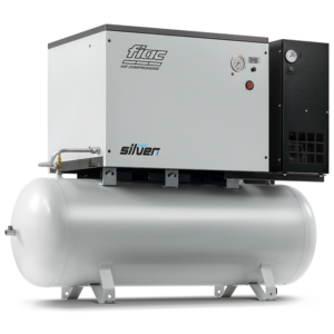 Compresor cu surub si uscator - LIGHT SILVER+D 8/200, 8 bar, 780 l/min