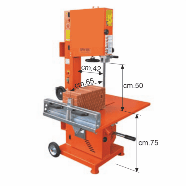Masina de taiat BCA / Caramida TSC505, 1,4 kW/230V, Hmax. taiere 500 mm, avans controlat - imagine 2