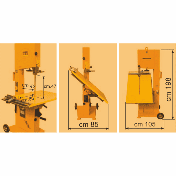 Masina de taiat BCA / Caramida TSC470, 1,85kW/230V, Hmax. taiere 470mm - imagine 2