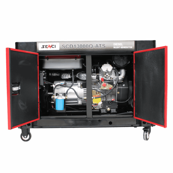Generator SCD13000Q-ATS, Putere max. 11 kW, 230V, AVR, motor Diesel - imagine 3