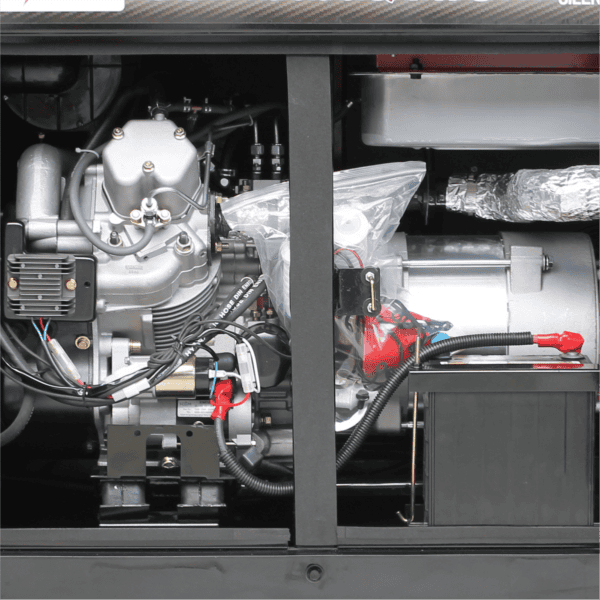 Generator SCD13000Q-ATS, Putere max. 11 kW, 230V, AVR, motor Diesel - imagine 4