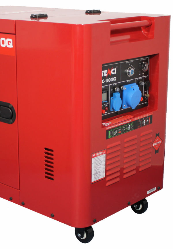 Generator SC10000Q fara ATS, Putere max. 8 kW, 230 V, AVR, motor Diesel - imagine 2