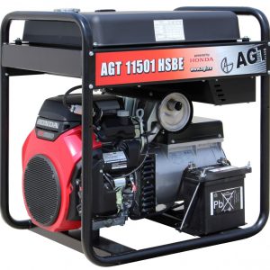 Generator de curent monofazat AGT 11501 HSBE R45, Honda GX630, Pmax 11 kVA, rezervor 45 L, RCBO