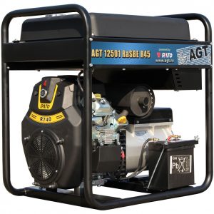 Generator curent monofazat AGT 12501 RaSBE R45, motorizare RATO R740D, Pmax 11,5 kVA, rezervor 16 L