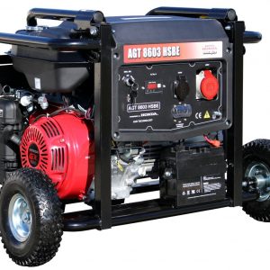 Generator de curent trifazat AGT 8603 HSBE, HONDA GX390, Pmax = 8,25 kVA, rezervor 28 L,TTL