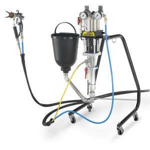 Pompa industriala pentru metal si lemn FineFinish 20-30 S Cart, Debit material 1.8 l/min., duza max. 0.019”