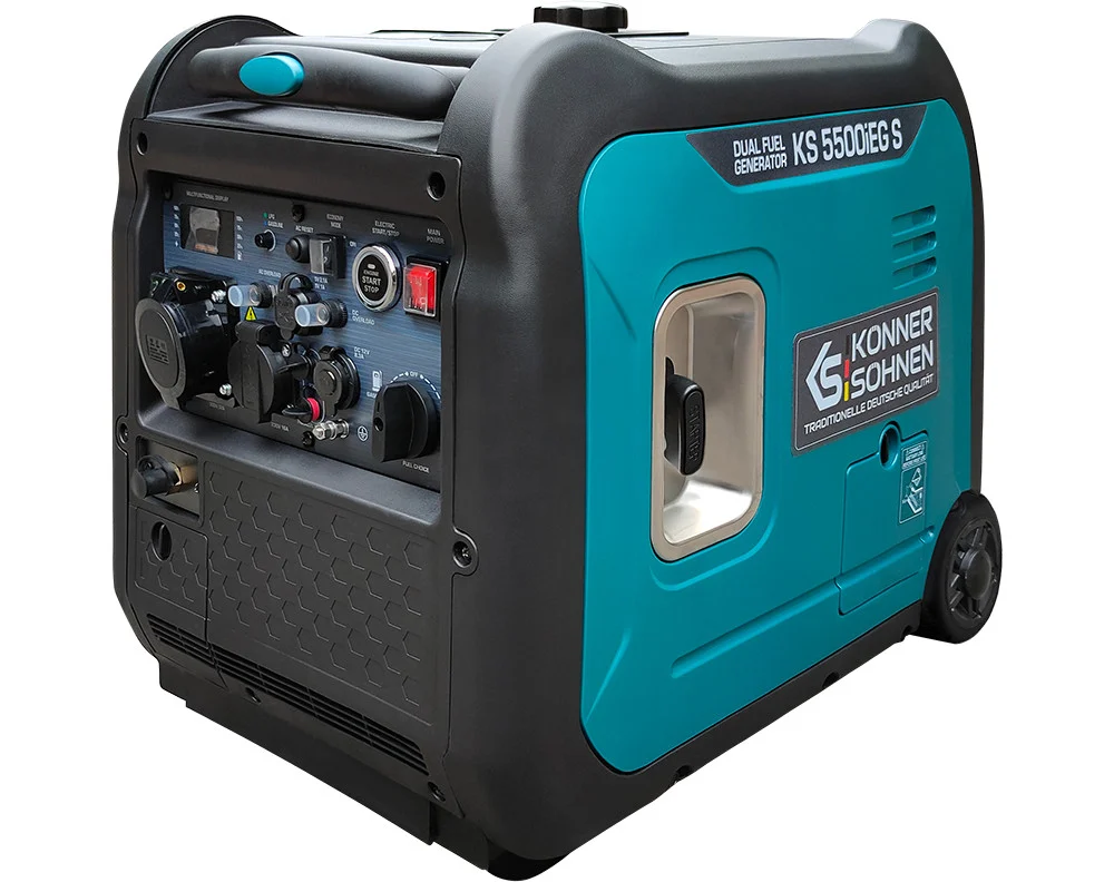 generator de curent 5 5 kw inverter hibrid gpl benzina insonorizat8180
