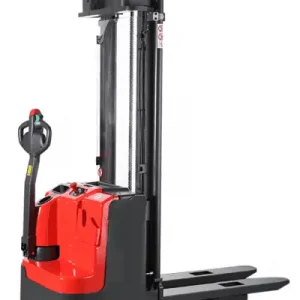 Stivuitor electric cu operator pietonal, GUTMAN, Model PS 16 L triplu catarg