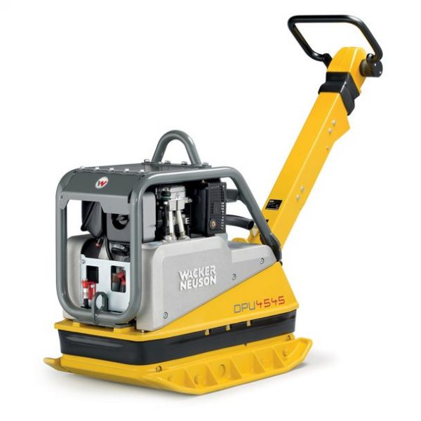 Placa compactoare reversibila Wacker Neuson DPU4545Heh, diesel, pornire electrica, contor ore de functionare, greutate 423 kg, forta de impact 45 kN
