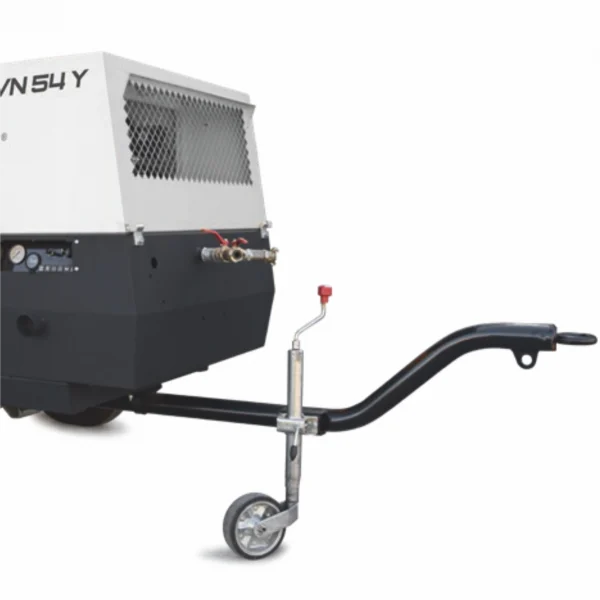 Motocompresor Rotair MDVN 54Y 5400l/min 7bar motor Yanmar cu bara tractare fixa doar pentru santier - imagine 3