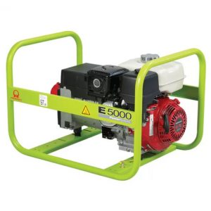 Generator de curent monofazat PRAMAC E5000, max 4.6 kW, motor HONDA benzina, EURO V