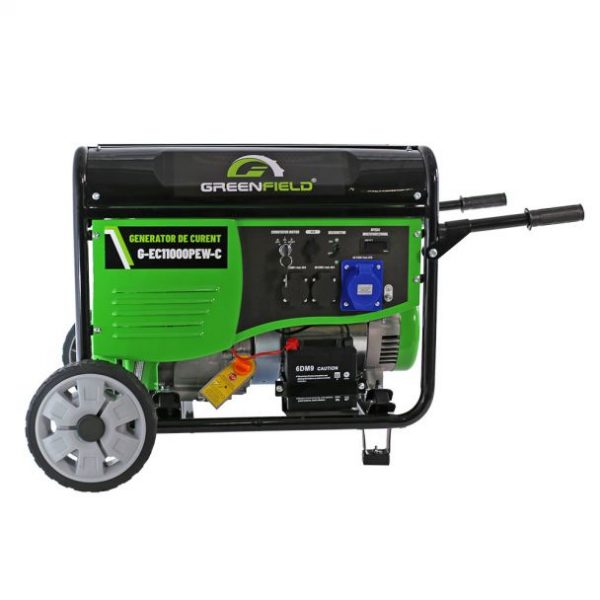 Generator de curent pe benzina Greenfield G-EC11000PEW-C, portabil, 230V, 9.2 kVA, pornire electrica - imagine 2