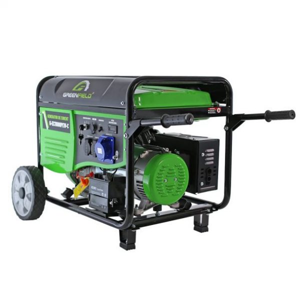 Generator de curent pe benzina Greenfield G-EC11000PEW-C, portabil, 230V, 9.2 kVA, pornire electrica - imagine 3