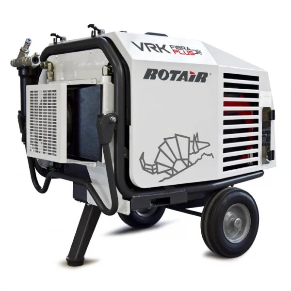 Motocompresor Rotair VRK FIBRA presiune 15 bar debit 1000 l/min motor Honda GX 690 22,5 cp
