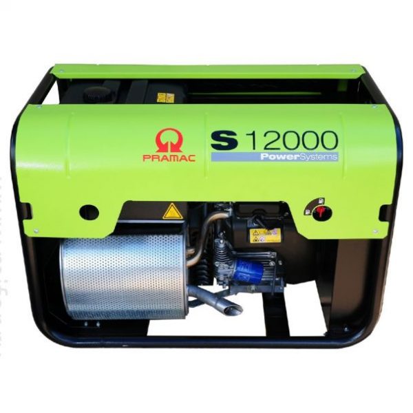 Generator de curent pe benzina PRAMAC S12000_CONN_DPP_AVR, portabil, monofazat, 11.9 kVA, pornire electrica - imagine 2