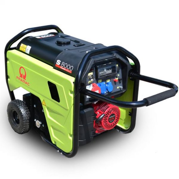 Generator de curent pe benzina PRAMAC S8000T_CONN_AVR_DPP, portabil, trifazat, 8.3 kVA, pornire electrica - imagine 2