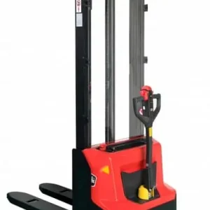 Stivuitor electric cu operator pietonal, GUTMAN, Model PSE12N36 dublu catarg