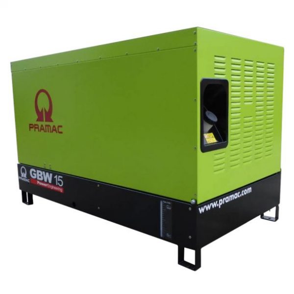Generator de curent diesel Pramac GBW15Y_S, trifazat, 13.46 kVA, panou automat, carcasa insonorizata - imagine 3