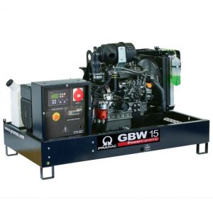 Generator de curent diesel Pramac GBW15Y, trifazat, 13.46 kVA, panou automat, fara carcasa insonorizata