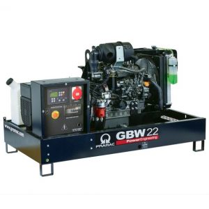 Generator de curent diesel Pramac GBW22Y, trifazat, 19.03 kVA, panou automat, fara carcasa insonorizata