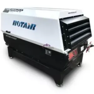 Motocompresor ROTAIR MDVN 46K presiune 7 bar debit 4500l/min motor Kubota 49 cp, Skid (fara roti)