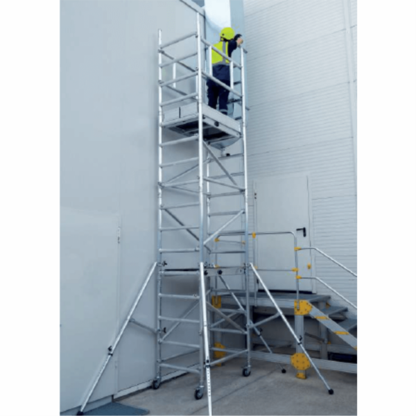 ProTUBE Mini 7 Schela mobila profesionala din aluminiu H lucru 6,8 m - imagine 2