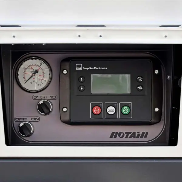 Motocompresor ROTAIR MDVN 37 K presiune 7 bar debit 3600 l/min motor Kubota 35 cp, Skid (fara roti) - imagine 3