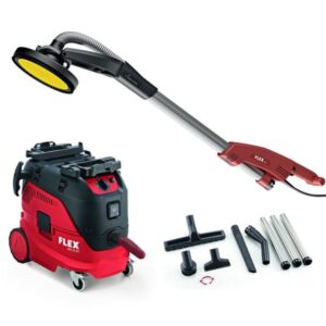 Pachet Masina de slefuit peretii girafa Flex GE 5 230/CE si aspirator profesional Flex VCE 33 L AC-Set