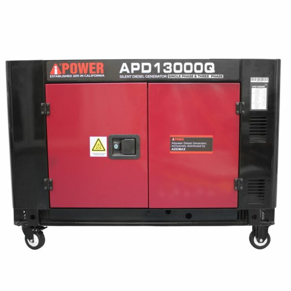 Generator de curent insonorizat AiPower APD13000Q putere maxima 11,0kW 230/400V Diesel ATS inclus - imagine 7