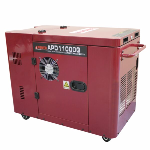 Generator de current insonorizat AiPower APD11000Q putere maxima 7,5kW 230/400V Diesel ATS inclus - imagine 2