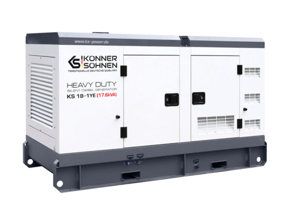 Generatorul diesel monofazat KS 18-1YE, motorizare YangDon, 230 V, P max 17.6 kVA