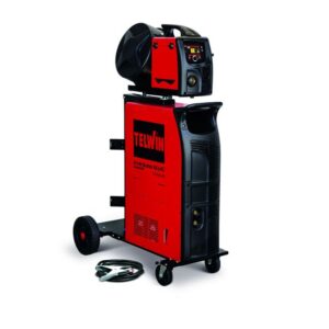 Aparat sudura MIG-MAG/FLUX/BRAZARE/ MMA/TIG-DC LIFT Telwin ELECTROMIG550SYNERGIC_SURSA, sarma otel 0.6-2.4 mm, electrozi 1.6-8 mm, doar sursa si derulator