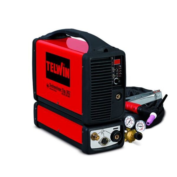 Aparat sudura TIG/ MMA Telwin TECHNOLOGYTIG182AC/DC-HF/LIFT_ACC, 160 A, electrozi 1.6-3.2 mm, cu accesorii TIG