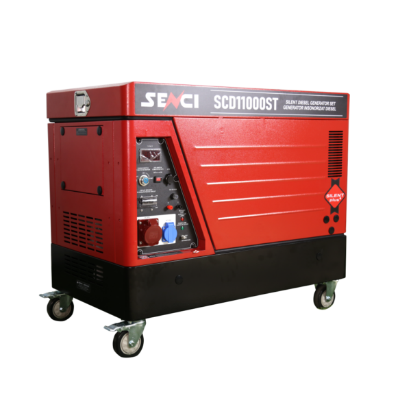 Generator de curent insonorizat SC11000ST, Putere max. 400V: 8,5kW, motor Diesel ATS inclus - imagine 3