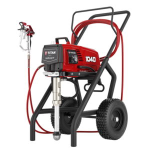 Pompă airless pentru zugrăvit/vopsit Impact 1040, debit material 4.4 l/min., duza max. 0.033″, motor electric 1.6 kW
