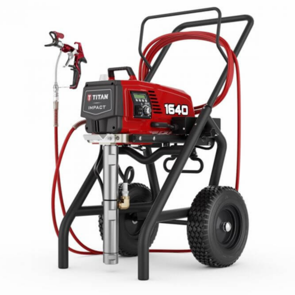 Pompă airless pentru zugrăvit/vopsit Impact 1640, debit material 5l/min., duza max. 0.039″, motor electric 2.2 kW