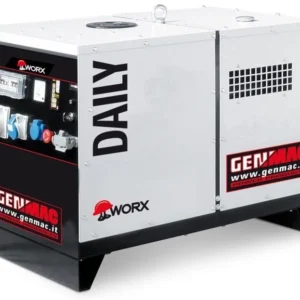 Generator insonorizat GENMAC Daily G7000KS-M MA Pmax. 7.0 kVA 400V, Kohler, QFDP-RGK30-PT7+AVR+GP