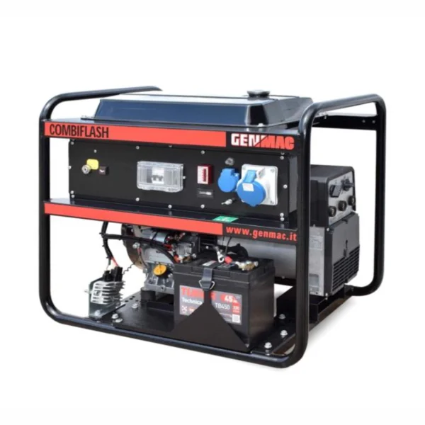 Generator de curent si sudura Genmac CombiFlash RG181KEO 230V P maxim 6,1kVA motor diesel Kohler