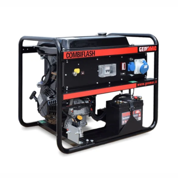 Generator de curent si sudura Genmac CombiFlash RG181KEO 230V P maxim 6,1kVA motor diesel Kohler - imagine 2