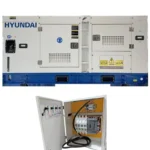 Generator de curent trifazat cu motor diesel HYUNDAI DHY90L cu panou de automatizare (ATS) inclus
