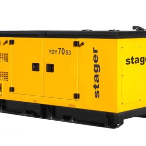 Generator insonorizat Stager YDY70S3 70kVA, 89A, 1500rpm, trifazat, diesel